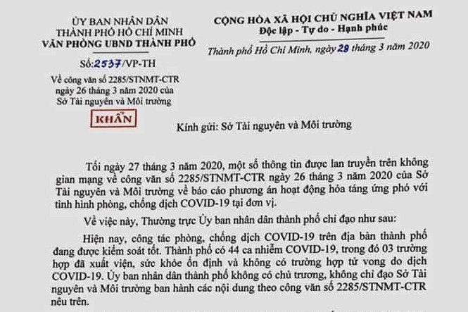 TPHCM phê bình nghiêm khắc Sở TN&MT vụ ban hành công văn hỏa táng - ảnh 1