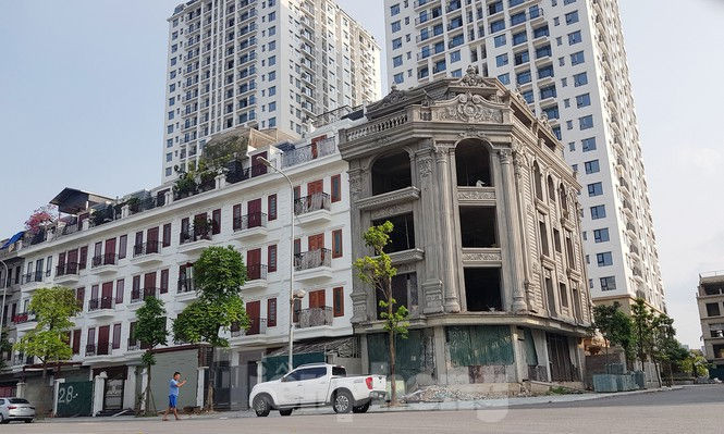 Nở rộ công trình 'cung điện, lâu đài' tự hợp thửa đất liền kề ở Hà Nội - ảnh 2