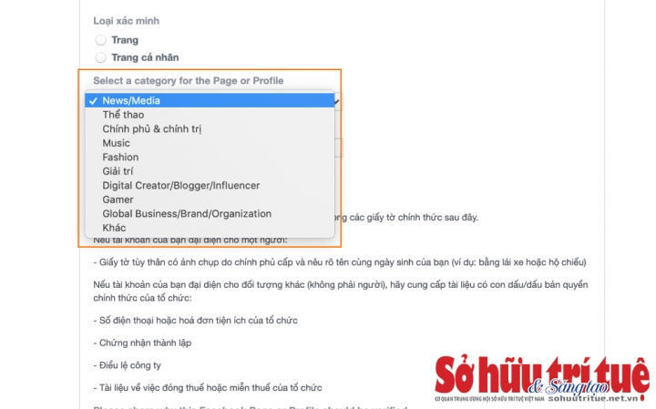 dang ky tick xanh facebook nam 2020