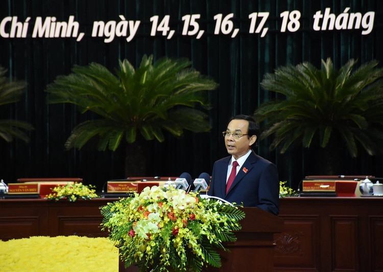 Tân Bí thư Thành ủy Nguyễn Văn Nên ra mắt Đảng bộ TPHCM - ảnh 1