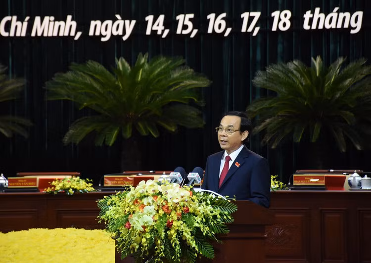 Tân Bí thư Thành ủy Nguyễn Văn Nên ra mắt Đảng bộ TPHCM - ảnh 1