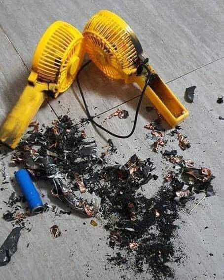 Hiểm hoạ từ quạt mini cầm tay giá rẻ - Ảnh 2.