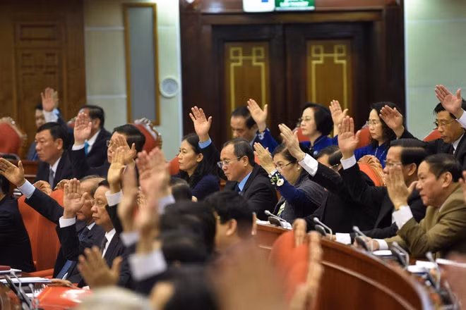 Trung uong thao luan ve cong tac nhan su khoa moi hinh anh 1 BAC1086.jpg