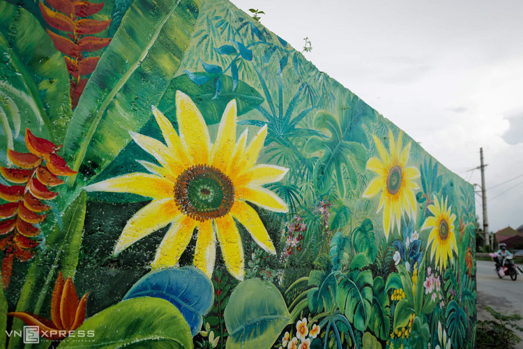 Đường bích họa dài nhất Thủ đô ảnh 8