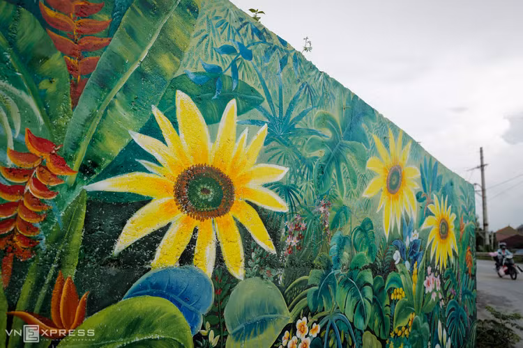 Đường bích họa dài nhất Thủ đô ảnh 8 Đường bích họa dài nhất Thủ đô ảnh 8