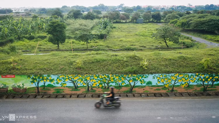 Đường bích họa dài nhất Thủ đô ảnh 2 Đường bích họa dài nhất Thủ đô ảnh 2