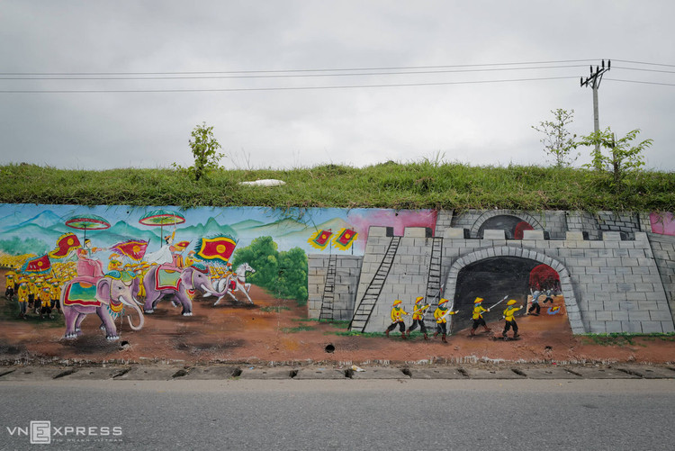 Đường bích họa dài nhất Thủ đô ảnh 9