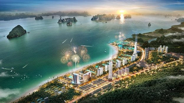 Sonasea Vân Đồn Harbor City - một trong những dự án trọng điểm được Tập đoàn CEO triển khai xây dựng trong năm 2020.