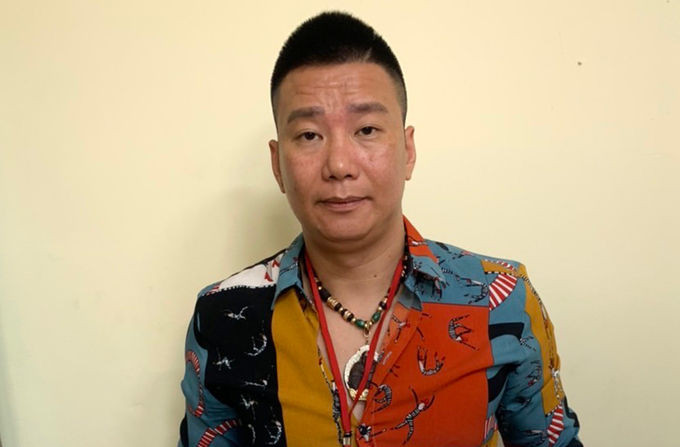 Hiếu tại cơ quan điều tra. Ảnh: Công an cung cấp.