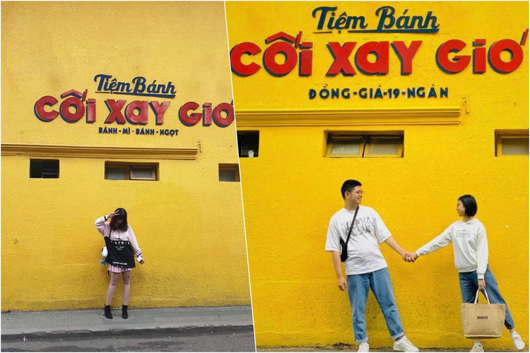 Giới trẻ xếp hàng chụp ảnh trước khi bức tường Cối Xay Gió bị xóa sổ