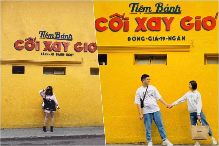 Giới trẻ xếp hàng chụp ảnh trước khi bức tường Cối Xay Gió bị xóa sổ