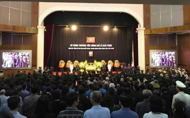 Hôm nay cử hành lễ truy điệu và an táng nguyên Tổng Bí thư Lê Khả Phiêu - 2