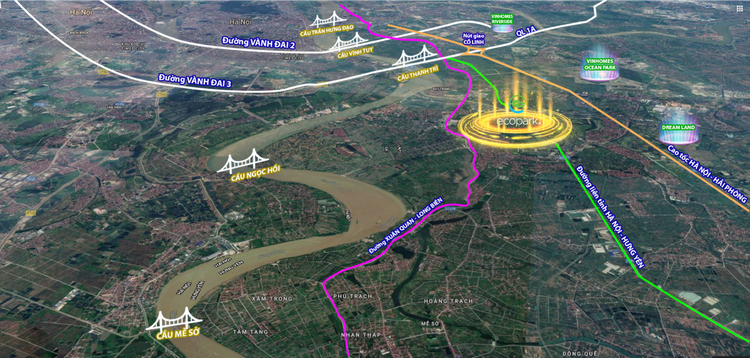 Hà Nội triển khai hàng loạt cây cầu ven bờ sông Hồng, kỳ tích bờ Đông sẽ xuất hiện - 2