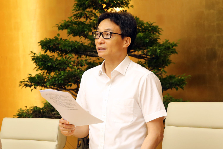 Phó Thủ tướng Vũ Đức Đam phát biểu kết luận phiên họp của Hội đồng quốc gia Giáo dục và Phát triển nhân lực. Ảnh: VGP/Đình Nam