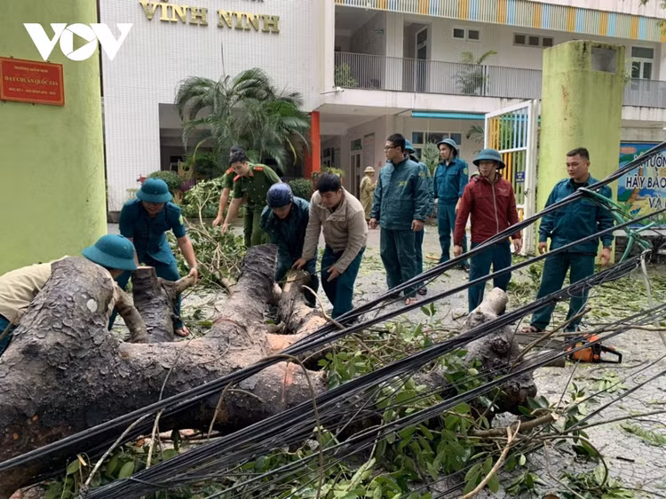 Cập nhật: Bão số 13 cuốn bay mái trường học, "nhổ" bật gốc cây, cuốn trôi nhà dân ảnh 34