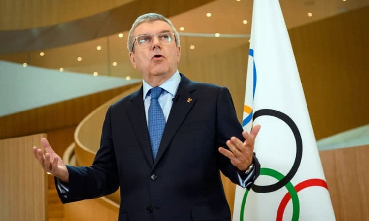 Chủ tịch IOC Thomas Bach. Ảnh: AFP.