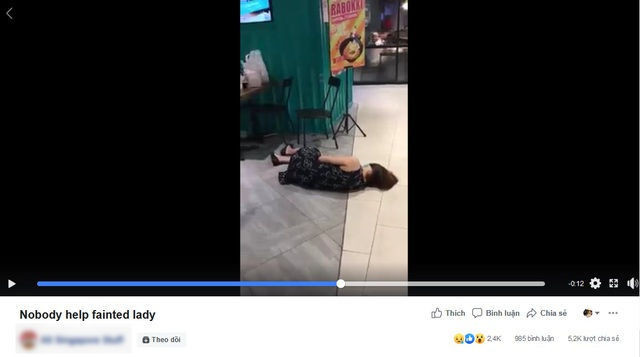 Clip cô gái bất tỉnh giữa nhà hàng nhưng không ai quan tâm gây sốc dân mạng - 2