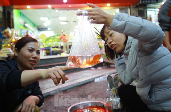 Dân chung cư rồng rắn mua đồ lễ cúng ông Công ông Táo - ảnh 3