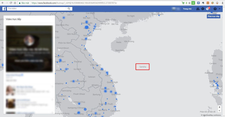 Facebook lai xoa Hoang Sa, Truong Sa khoi ban do Viet Nam hinh anh 2 facebookmap.jpg