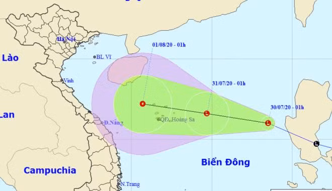 Vùng áp thấp vào Biển Đông, Bắc Bộ mưa lớn - 1
