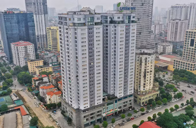 Nhà công vụ tại chung cư CT1-CT2, khu đô thị Yên Hòa, Cầu Giấy, Hà Nội. Ảnh:&nbsp;Giang Huy