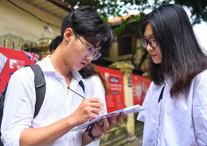 Thí sinh dự thi THPT quốc gia 2019. Ảnh: Giang Huy