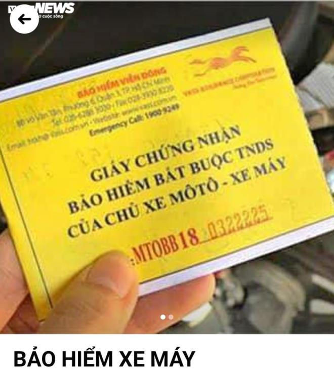 Cảnh báo mất tiền oan khi mua bảo hiểm ô tô xe máy trôi nổi trên mạng - 1