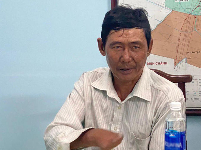 Phan Văn Quang bị di lý về Công an TP HCM sáng nay. Ảnh: Cảnh sát cung cấp.