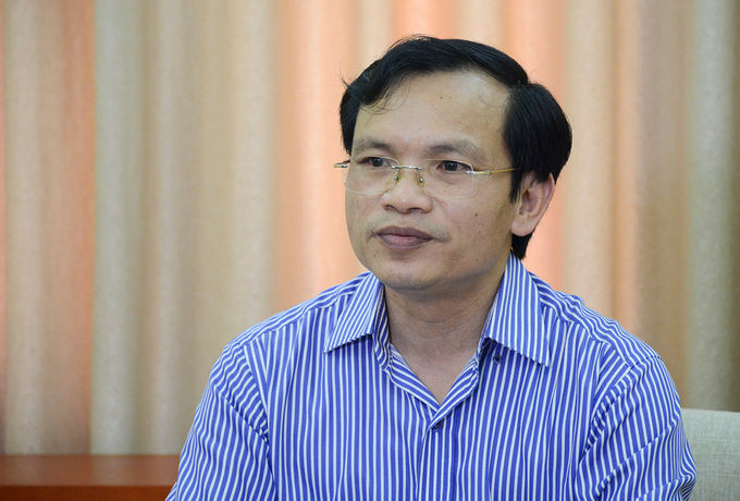 Ông Mai Văn Trinh chia sẻ về công tác thi hôm 7/8. Ảnh: Dương Tâm.