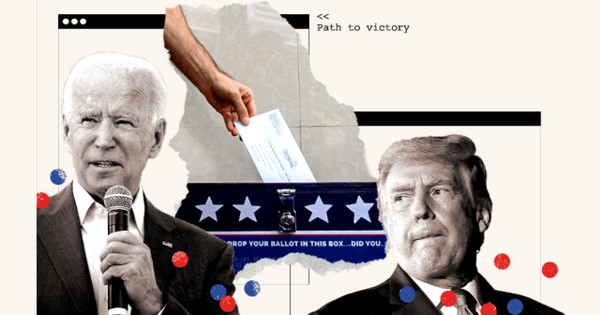 Bầu cử Mỹ: Bang Wisconsin bất ngờ đổi màu từ hồng sang xanh nhạt, ông Biden thêm hy vọng - Ảnh 1.