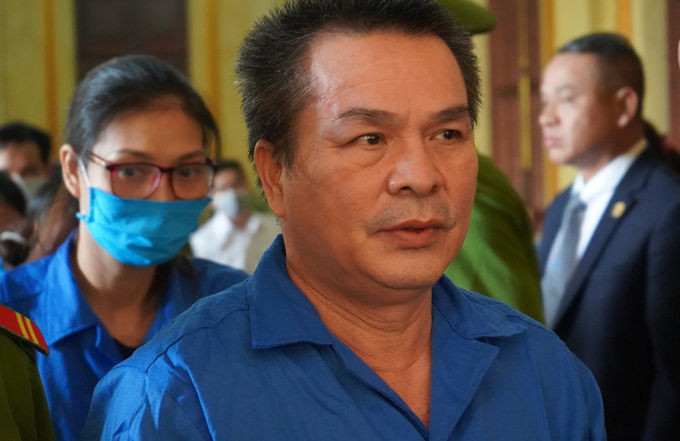 Ông Bùi Minh Chính ra toà ngày 23/12. Ảnh: Dương Trang.