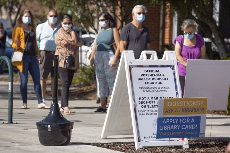 Tỉ lệ đi bầu cử ở Mỹ lập kỷ lục, cao chưa từng thấy - 1