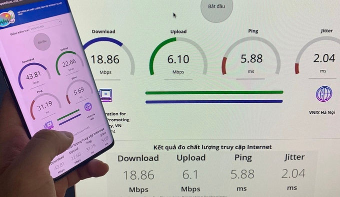 Sau sự cố đứt cáp APG, ốc độ mạng Internet tại một số gia đình bị ảnh hưởng, tốc độ chậm hơn nhiều ngày thường, thấp hơn nhiều mạng 4G.