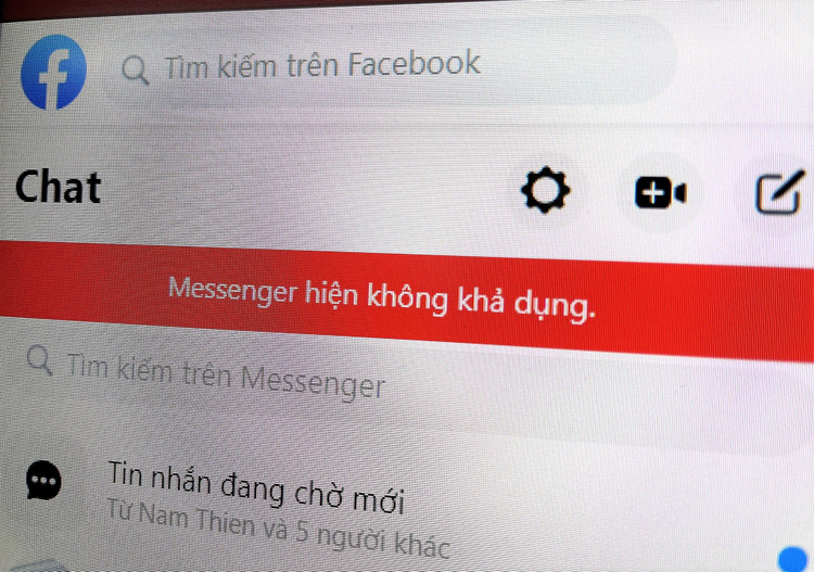 Messenger dang gap loi anh 1