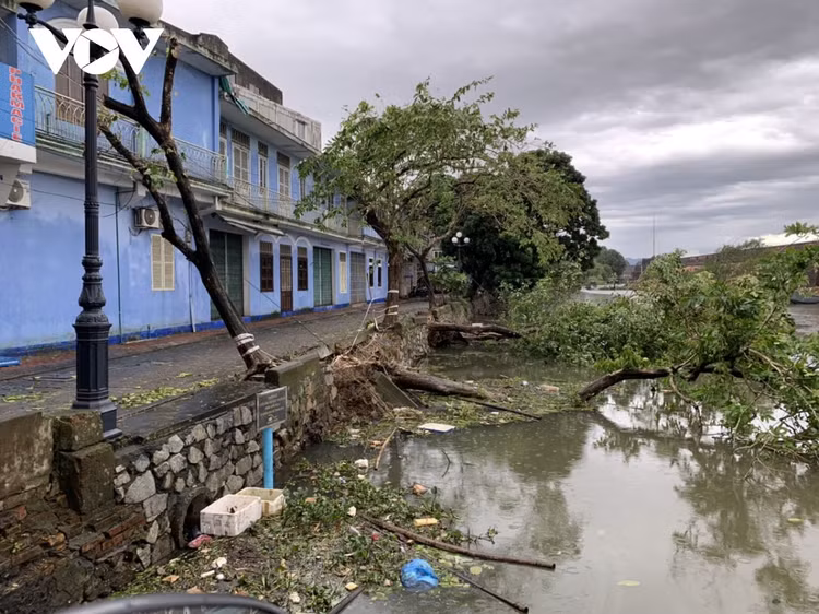 Cập nhật: Bão số 13 cuốn bay mái trường học, "nhổ" bật gốc cây, cuốn trôi nhà dân ảnh 30