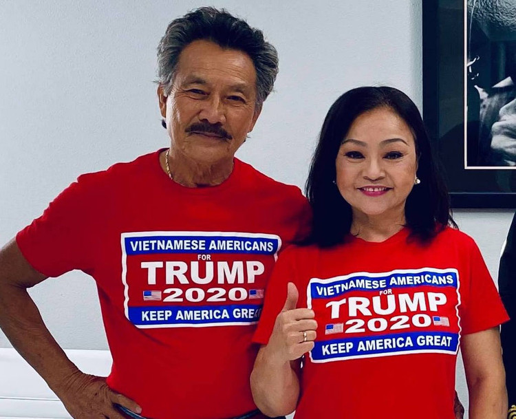 Nghe si Viet bau cho Trump anh 3