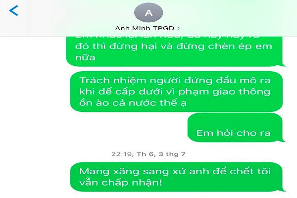 Nữ hiệu trưởng dọa mang xăng 'xử' Trưởng phòng Giáo dục ở Quảng Bình