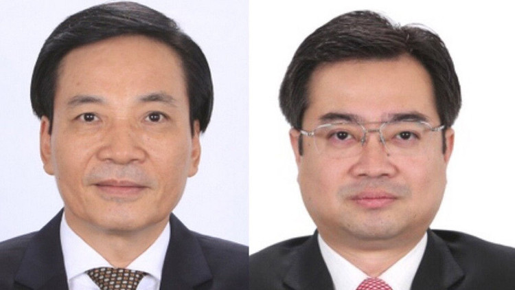 Ông Nguyễn Thanh Nghị (phải) và ông Trần Văn Sơn /// Ảnh VGP