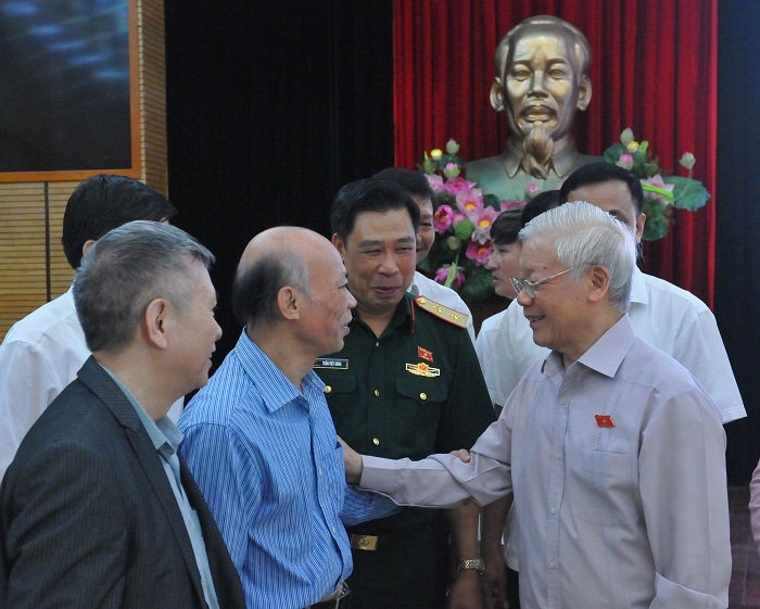 Tổng Bí thư, Chủ tịch nước Nguyễn Phú Trọng: Cán bộ của Hà Nội phải bản lĩnh, trí tuệ, huy động được sức dân ảnh 1