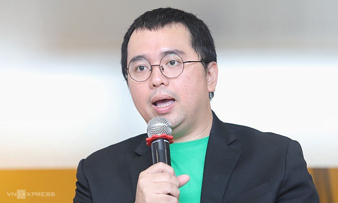 Ông Tuấn Anh xuất hiện tại sự kiện hồi tháng 9/2019 với vai trò CEO Grab Financial. Ảnh: Thành Nguyễn