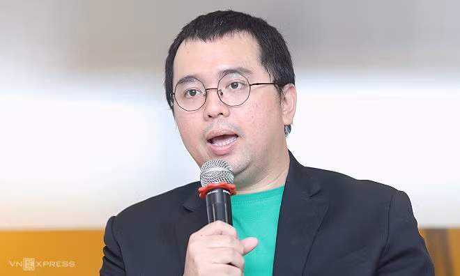 Ông Tuấn Anh xuất hiện tại&nbsp;sự kiện hồi tháng 9/2019 với vai trò CEO Grab Financial. Ảnh: Thành Nguyễn