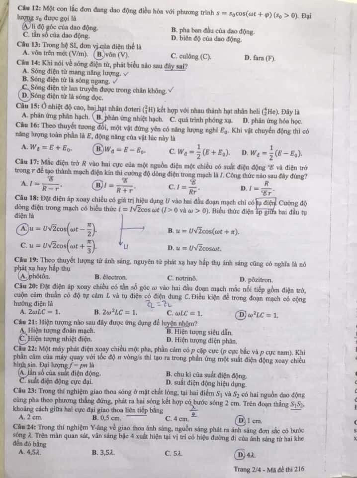 De thi va dap an mon Vat ly 2021 anh 3