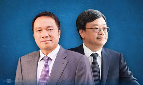 Ông Nguyễn Đăng Quang (bên phải) và ông Hồ Hùng Anh được xem là bộ đôi gắn bó lâu năm. Ảnh: Tạ Lư.