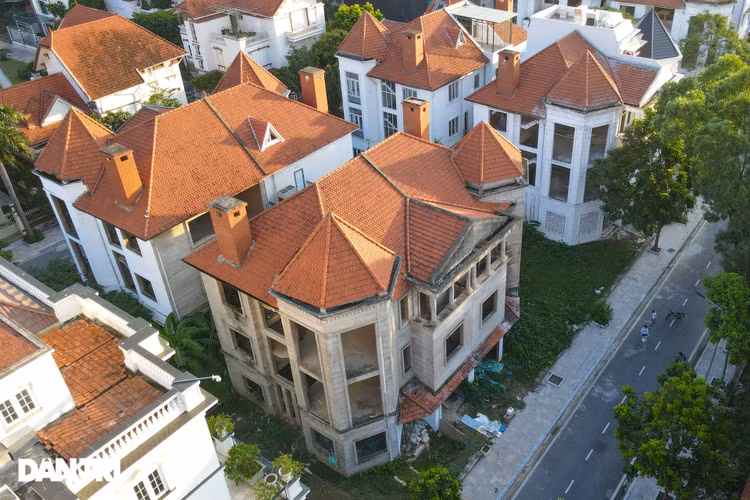Cận cảnh hàng loạt khu biệt thự bỏ hoang nhiều năm ở ngoại thành Hà Nội - 8