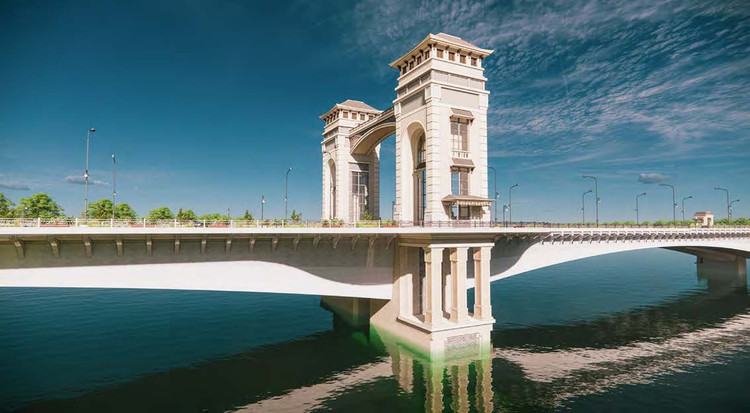 Cầu Trần Hưng Đạo được xây dựng với phương án kiến trúc mang phong cách Đông Dương /// BQLDA