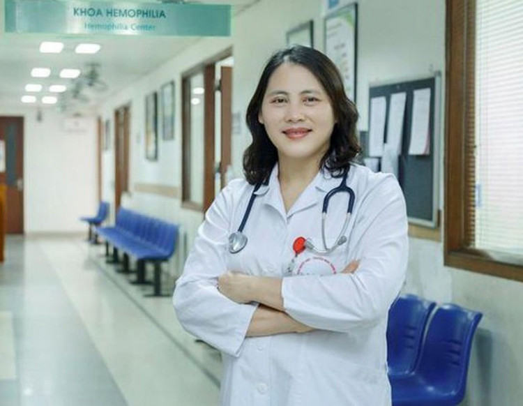 TS. Nguyễn Thị Mai, Giám đốc Trung tâm Hemophilia, Viện Huyết học – Truyền máu Trung ương.&nbsp;