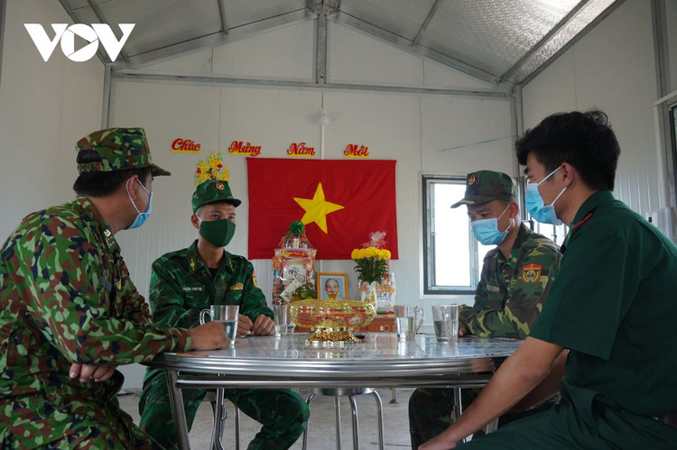 Lính vùng biển đón Tết ở vùng biên ảnh 2