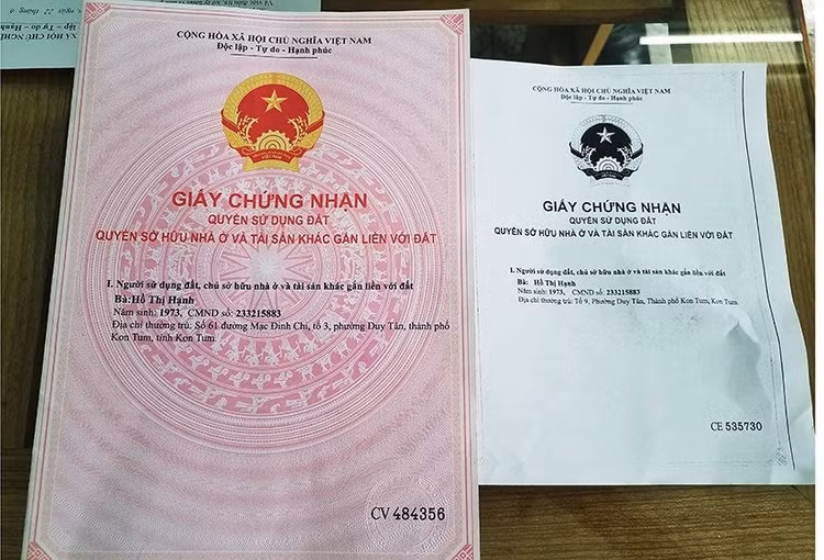 Giấy chứng nhận QSDĐ giả được phát hiện tại Kon Tum