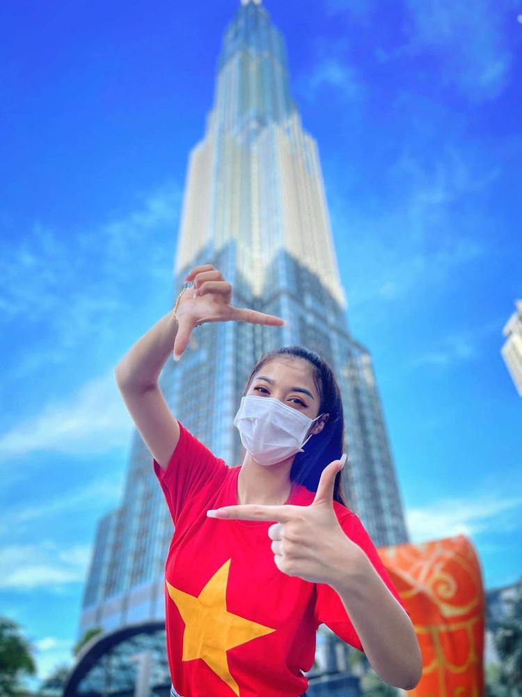 Đỗ Thị Hà, Huyền My kêu gọi các cử tri trẻ thực hiện khuyến cáo 5K khi đi bầu cử ảnh 3