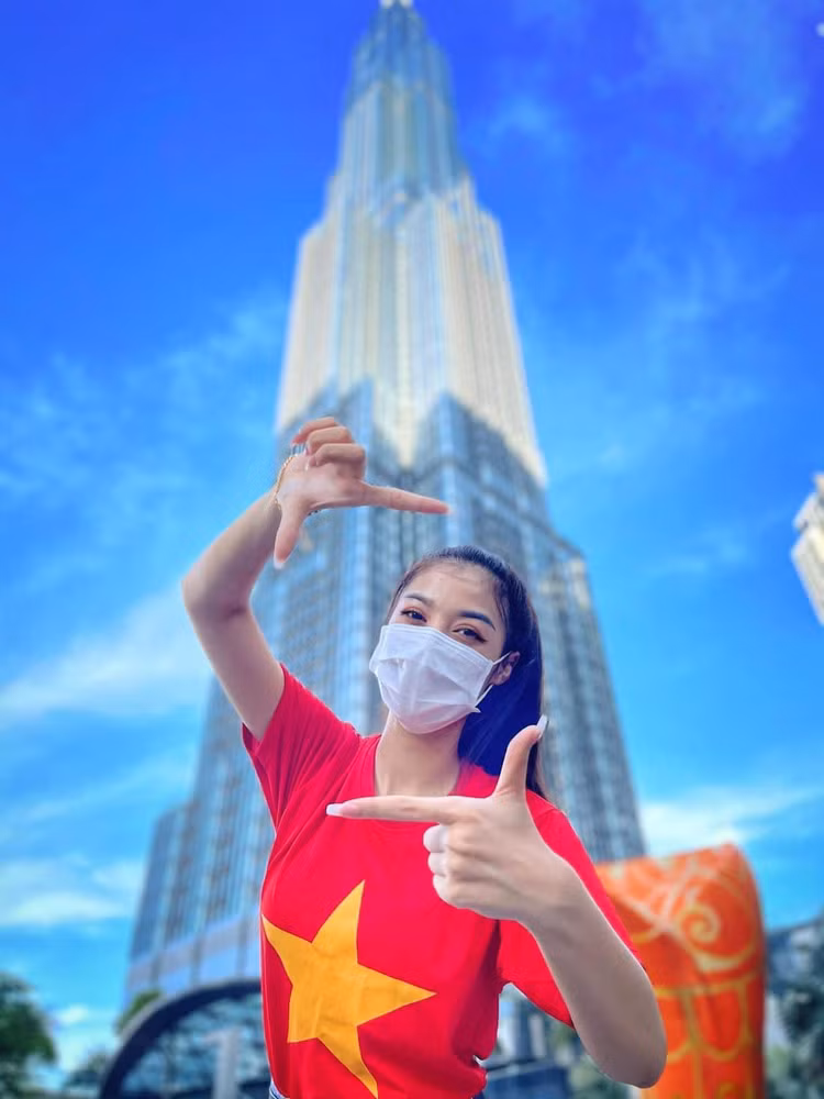 Đỗ Thị Hà, Huyền My kêu gọi các cử tri trẻ thực hiện khuyến cáo 5K khi đi bầu cử ảnh 3